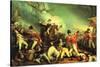 Death of General Mercer at the Battle of Princeton Against the Hessians-John Trumbull-Stretched Canvas