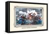 Death of General Packenham-J. Downes-Framed Stretched Canvas