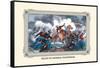 Death of General Packenham-J. Downes-Framed Stretched Canvas