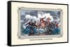 Death of General Packenham-J. Downes-Framed Stretched Canvas