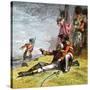Death of General Wolfe, 1759-null-Stretched Canvas