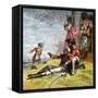 Death of General Wolfe, 1759-null-Framed Stretched Canvas