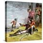 Death of General Wolfe, 1759-null-Stretched Canvas