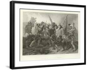 Death of General Wolfe-Benjamin West-Framed Giclee Print