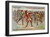 Death of Gustavus Adolphus, King of Sweden, at the Battle of Lutzen-null-Framed Giclee Print