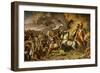 Death of Hector and Triumph of Achilles, 1815, Ceiling, Mars Salon-Antonio Calliani-Framed Giclee Print