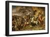 Death of Hector and Triumph of Achilles, 1815, Ceiling, Mars Salon-Antonio Calliani-Framed Giclee Print