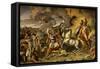 Death of Hector and Triumph of Achilles, 1815, Ceiling, Mars Salon-Antonio Calliani-Framed Stretched Canvas