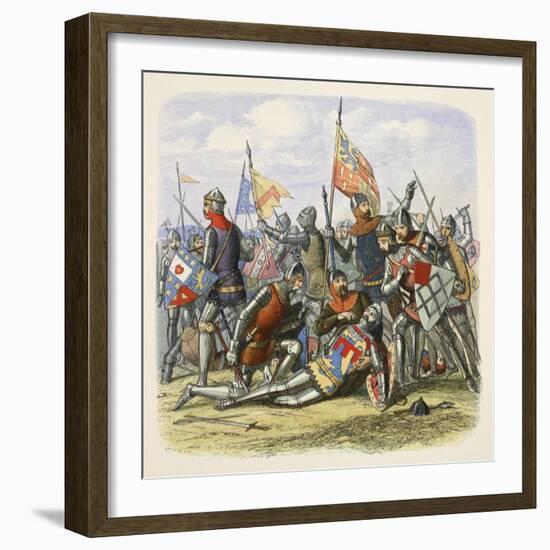 Death of Hotspur, Sir Henry Percy, from a Chronicle of England BC 55 to Ad 1485, Pub. London, 1863-James William Edmund Doyle-Framed Giclee Print