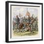 Death of Hotspur, Sir Henry Percy, from a Chronicle of England BC 55 to Ad 1485, Pub. London, 1863-James William Edmund Doyle-Framed Giclee Print