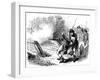 Death of Isaac Davis, 1775-null-Framed Giclee Print