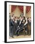 Death of John Quincy Adams-null-Framed Giclee Print