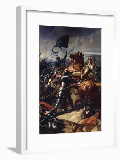 Death of John Talbot-Charles-Philippe Lariviere-Framed Giclee Print