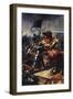 Death of John Talbot-Charles-Philippe Lariviere-Framed Premium Giclee Print