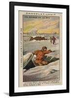 Death of Joseph Rene Bellot, French Explorer, in the Arctic, 1853-null-Framed Giclee Print