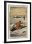 Death of Joseph Rene Bellot, French Explorer, in the Arctic, 1853-null-Framed Giclee Print