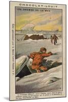 Death of Joseph Rene Bellot, French Explorer, in the Arctic, 1853-null-Mounted Giclee Print