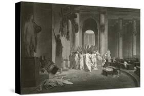 Death of Julius Caesar, 44 BC-Jean Leon Gerome-Stretched Canvas
