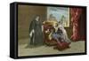 Death of King Charles IX of France, 1574-null-Framed Stretched Canvas