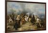 Death of King Gustav II Adolf of Sweden at the Battle of Lützen, 1855-Carl Wahlbom-Framed Giclee Print