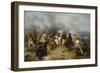 Death of King Gustav II Adolf of Sweden at the Battle of Lützen, 1855-Carl Wahlbom-Framed Premium Giclee Print