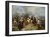 Death of King Gustav II Adolf of Sweden at the Battle of Lützen, 1855-Carl Wahlbom-Framed Premium Giclee Print