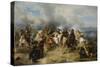 Death of King Gustav II Adolf of Sweden at the Battle of Lützen, 1855-Carl Wahlbom-Stretched Canvas