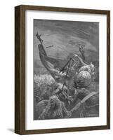 Death of King Harold at the Battle of Hastings, 1066-null-Framed Giclee Print