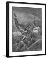 Death of King Harold at the Battle of Hastings, 1066-null-Framed Giclee Print