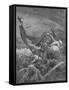 Death of King Harold at the Battle of Hastings, 1066-null-Framed Stretched Canvas