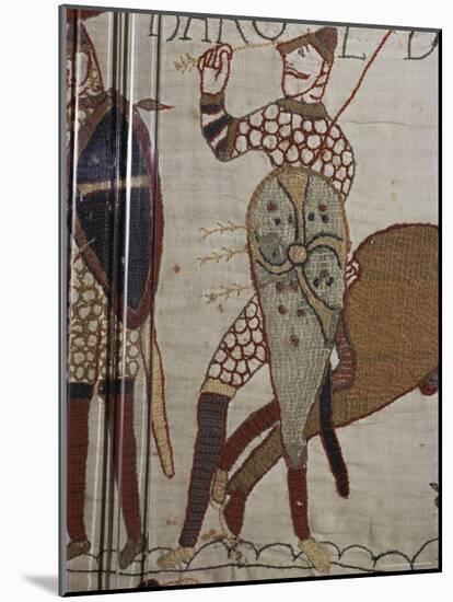 Death of King Harold, Bayeux Tapestry, 69, Normandy, France-Walter Rawlings-Mounted Photographic Print