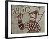 Death of King Harold Showing an Arrow in His Eye, Bayeux Tapestry, Bayeux, Normandy, France, Europe-Rawlings Walter-Framed Photographic Print