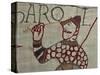 Death of King Harold Showing an Arrow in His Eye, Bayeux Tapestry, Bayeux, Normandy, France, Europe-Rawlings Walter-Stretched Canvas