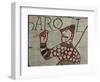 Death of King Harold Showing an Arrow in His Eye, Bayeux Tapestry, Bayeux, Normandy, France, Europe-Rawlings Walter-Framed Photographic Print