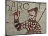 Death of King Harold Showing an Arrow in His Eye, Bayeux Tapestry, Bayeux, Normandy, France, Europe-Rawlings Walter-Mounted Photographic Print