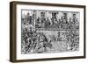 Death of King Henry II at the Tournament, 1559-Jean Jacques Perrissin-Framed Giclee Print