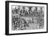 Death of King Henry II at the Tournament, 1559-Jean Jacques Perrissin-Framed Giclee Print