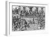 Death of King Henry II at the Tournament, 1559-Jean Jacques Perrissin-Framed Giclee Print