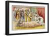 Death of King Louis IX of France-null-Framed Giclee Print