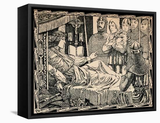 Death of King Richard I, 1902-Patten Wilson-Framed Stretched Canvas