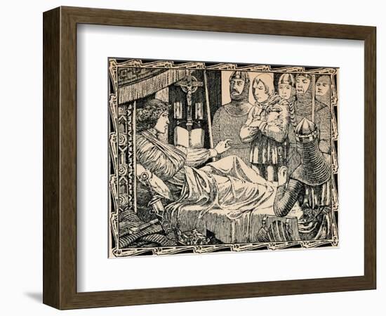 Death of King Richard I, 1902-Patten Wilson-Framed Giclee Print