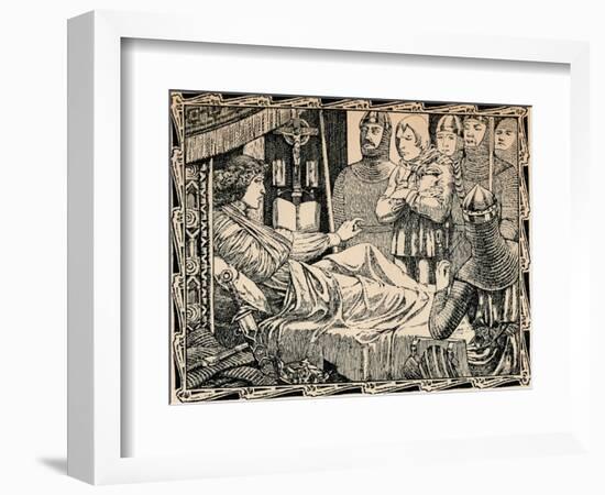 Death of King Richard I, 1902-Patten Wilson-Framed Giclee Print