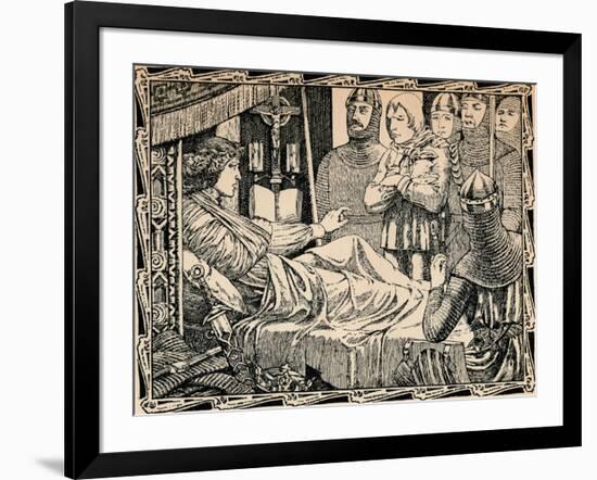 Death of King Richard I, 1902-Patten Wilson-Framed Giclee Print