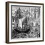 Death of King Richard I-null-Framed Art Print