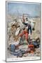 Death of Lieutenant Collet, Algeria, 1896-Henri Meyer-Mounted Giclee Print