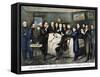 Death of Lincoln, 1865-Currier & Ives-Framed Stretched Canvas