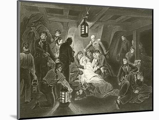 Death of Lord Nelson-Arthur William Devis-Mounted Giclee Print