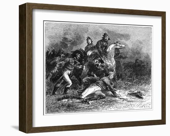 Death of Louis Charles Antoine Desaix, French General and Military Leader, 1898-Barbant-Framed Giclee Print