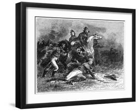 Death of Louis Charles Antoine Desaix, French General and Military Leader, 1898-Barbant-Framed Giclee Print