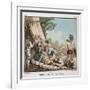 Death of Louis Joseph De Montcalm at the Siege of Quebec-Jacques Francois Joseph Swebach-Framed Giclee Print